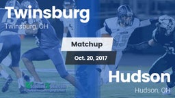 Matchup: Twinsburg High vs. Hudson  2017