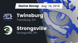 Recap: Twinsburg  vs. Strongsville  2018