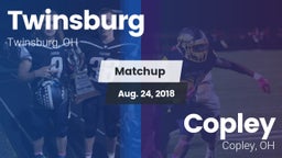 Matchup: Twinsburg High vs. Copley  2018