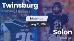 Matchup: Twinsburg High vs. Solon  2018