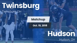 Matchup: Twinsburg High vs. Hudson  2018