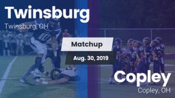 Matchup: Twinsburg High vs. Copley  2019