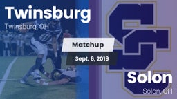 Matchup: Twinsburg High vs. Solon  2019