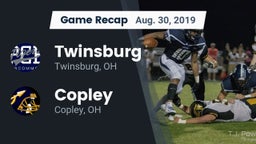 Recap: Twinsburg  vs. Copley  2019