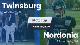 Matchup: Twinsburg High vs. Nordonia  2019