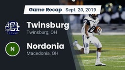 Recap: Twinsburg  vs. Nordonia  2019