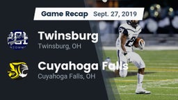 Recap: Twinsburg  vs. Cuyahoga Falls  2019