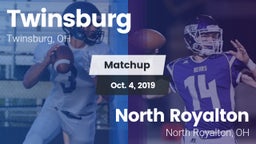 Matchup: Twinsburg High vs. North Royalton  2019