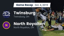 Recap: Twinsburg  vs. North Royalton  2019