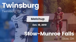 Matchup: Twinsburg High vs. Stow-Munroe Falls  2019