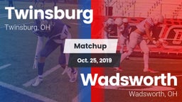 Matchup: Twinsburg High vs. Wadsworth  2019