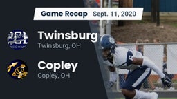 Recap: Twinsburg  vs. Copley  2020