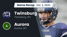 Recap: Twinsburg  vs. Aurora  2020