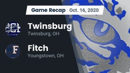 Recap: Twinsburg  vs. Fitch  2020