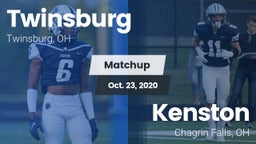 Matchup: Twinsburg High vs. Kenston  2020