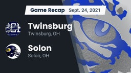 Recap: Twinsburg  vs. Solon  2021