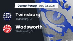 Recap: Twinsburg  vs. Wadsworth  2021