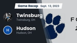 Recap: Twinsburg  vs. Hudson  2023