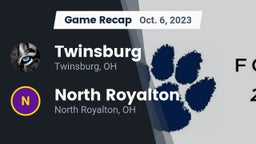 Recap: Twinsburg  vs. North Royalton  2023