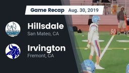 Recap: Hillsdale  vs. Irvington  2019