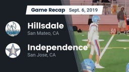 Recap: Hillsdale  vs. Independence  2019