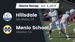 Recap: Hillsdale  vs. Menlo School 2019