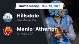 Recap: Hillsdale  vs. Menlo-Atherton  2023