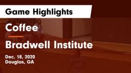 Coffee  vs Bradwell Institute Game Highlights - Dec. 18, 2020