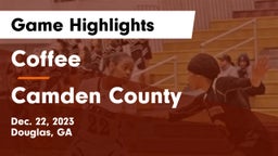 Coffee  vs Camden County  Game Highlights - Dec. 22, 2023