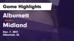 Alburnett  vs Midland  Game Highlights - Dec. 7, 2021