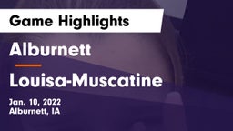 Alburnett  vs Louisa-Muscatine  Game Highlights - Jan. 10, 2022