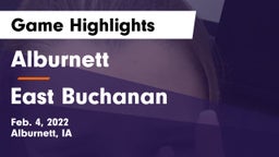 Alburnett  vs East Buchanan  Game Highlights - Feb. 4, 2022