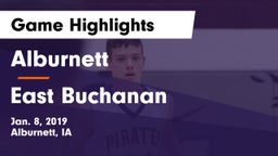 Alburnett  vs East Buchanan  Game Highlights - Jan. 8, 2019