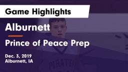 Alburnett  vs Prince of Peace Prep  Game Highlights - Dec. 3, 2019