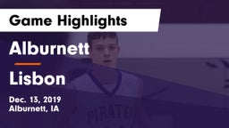 Alburnett  vs Lisbon  Game Highlights - Dec. 13, 2019