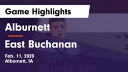 Alburnett  vs East Buchanan  Game Highlights - Feb. 11, 2020