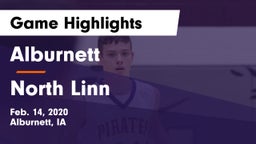 Alburnett  vs North Linn  Game Highlights - Feb. 14, 2020