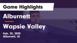 Alburnett  vs Wapsie Valley  Game Highlights - Feb. 25, 2020