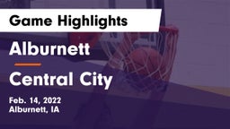 Alburnett  vs Central City  Game Highlights - Feb. 14, 2022