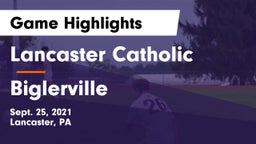 Lancaster Catholic  vs Biglerville  Game Highlights - Sept. 25, 2021