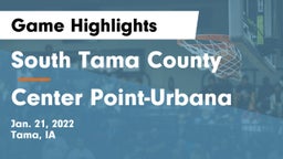 South Tama County  vs Center Point-Urbana  Game Highlights - Jan. 21, 2022