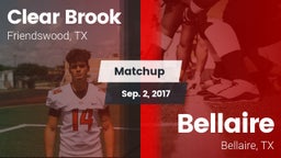 Matchup: Clear Brook High vs. Bellaire  2017
