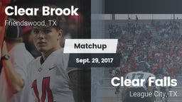 Matchup: Clear Brook High vs. Clear Falls  2017
