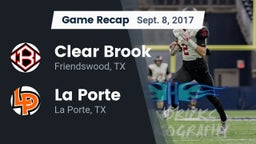 Recap: Clear Brook  vs. La Porte  2017