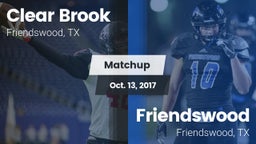 Matchup: Clear Brook High vs. Friendswood  2017