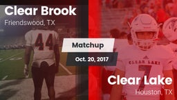 Matchup: Clear Brook High vs. Clear Lake  2017