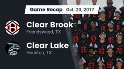Recap: Clear Brook  vs. Clear Lake  2017