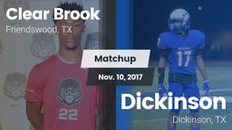 Matchup: Clear Brook High vs. Dickinson  2017