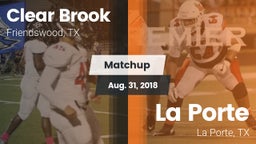 Matchup: Clear Brook High vs. La Porte  2018