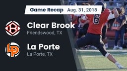 Recap: Clear Brook  vs. La Porte  2018